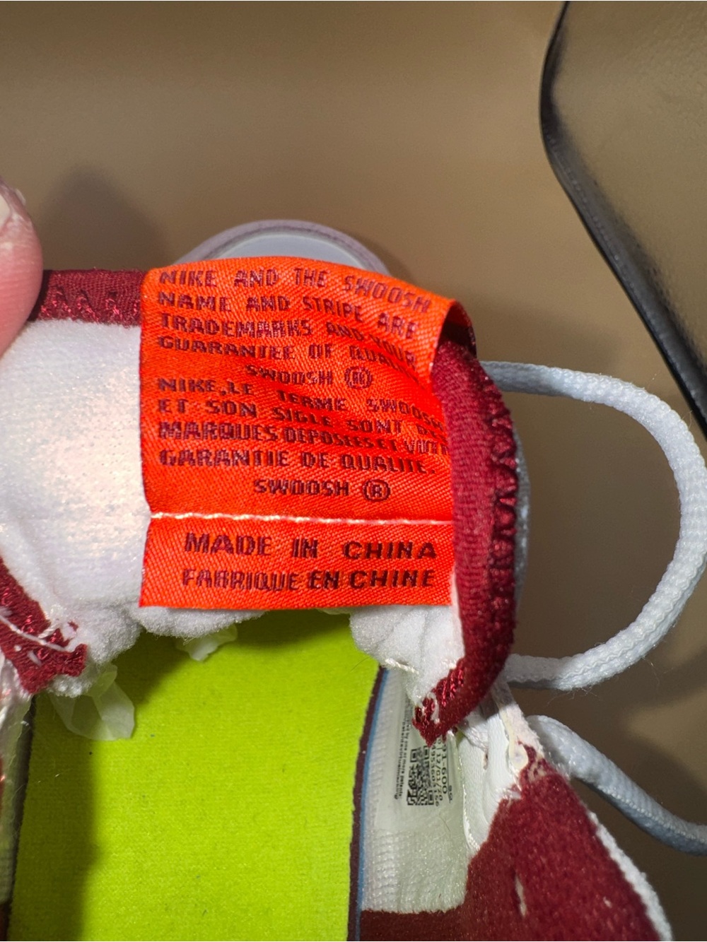 Nike Air Force 1 Shadow White Crimson Tint Bright Mango Sneakers Women 7 /M 5.5 - Picture 16 of 17